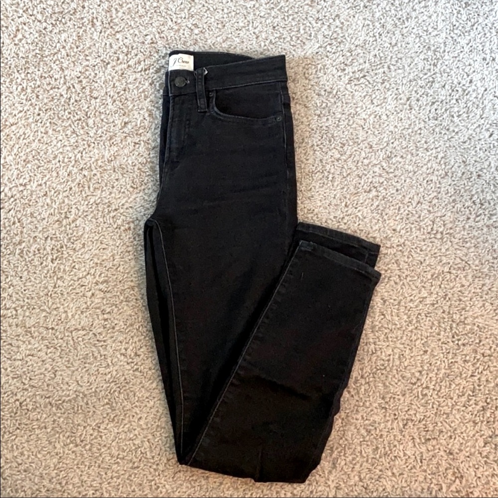 Black Jcrew Midrise Jeggings
